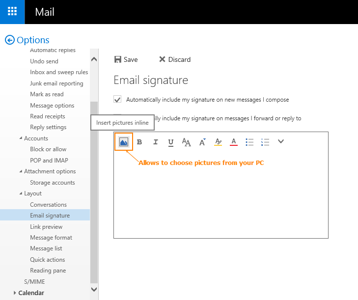 Web outlook mail